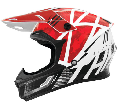 THH Helmets T710XR Battle Red/Black Youth - Large - 646474 Photo - Primary