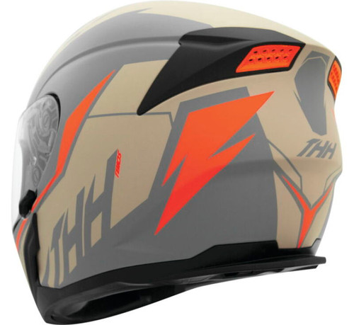 THH Helmets T810S Turbo Gray/Orange - XS - 646876 Photo - Primary