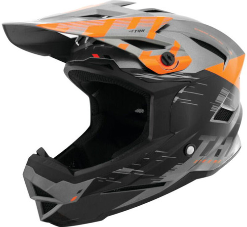 THH Helmets T-42 BMX Xtreme  Gray/Orange Youth - Small - 647918 Photo - Primary