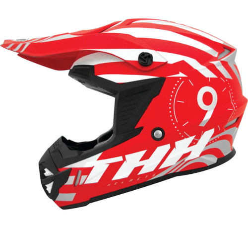 THH Helmets T730X Twister Red/Silver Youth - Small - 647972 Photo - Primary
