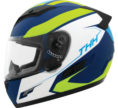 THH Helmets TS-80 Vision Blue/Yellow - Medium - 648049 Photo - Primary