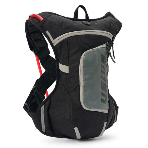 USWE Raw Dirt Biking Hydration Pack 4L - Black/Grey - 2043401 User 1