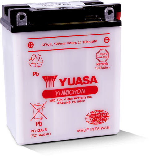 Yuasa YB12A-B Yumicron 12 Volt Battery - YUAM222AB User 1