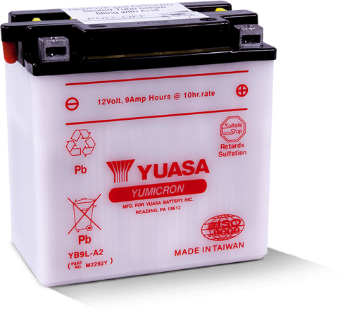 Yuasa YB9L-A2 Yumicron 12 Volt Battery - YUAM2292Y User 1