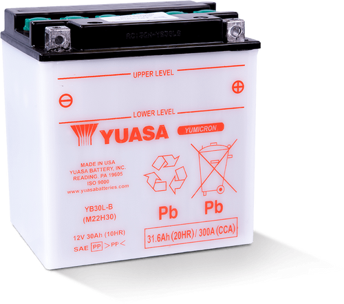 Yuasa YB30L-B Yumicron CX 12 Volt Battery - YUAM22H30 User 1