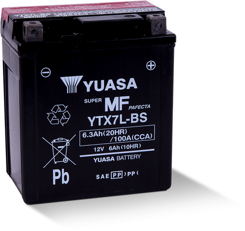 Yuasa YTX7L-BS Maintenance Free AGM 12 Volt Battery (Bottle Supplied) - YUAM327BS User 1