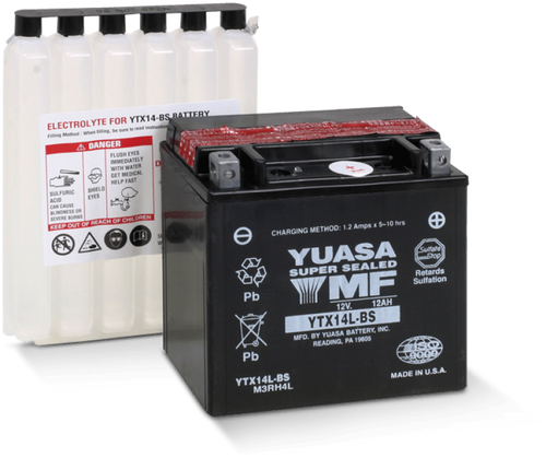 Yuasa YTX14L-BS Maintenance Free AGM 12 Volt Battery (Bottle Supplied) - YUAM3RH4L User 1