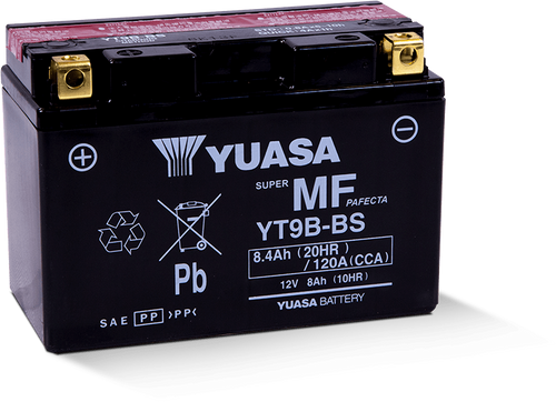 Yuasa YT9B-BS Maintenance Free 12 Volt AGM Battery (Bottle Supplied) - YUAM629B4 User 1