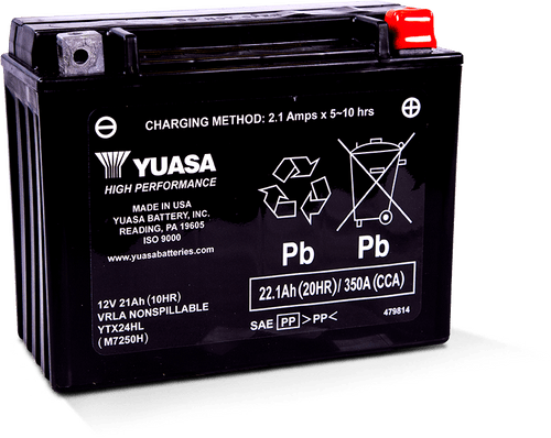 Yuasa YTX24HL Maintenance Free AGM 12 Volt Battery - YUAM7250H User 1