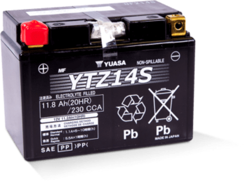 Yuasa YTZ14S Maintenance Free AGM 12 Volt Battery - YUAM72Z14 User 1