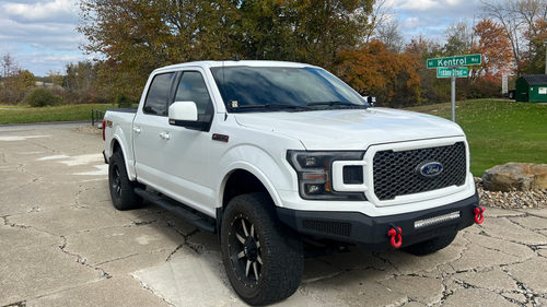 Fishbone Offroad 2015+ Ford F150 / 2017+ Raptor Pod Light Bracket - Black - FB21353 Photo - lifestyle view