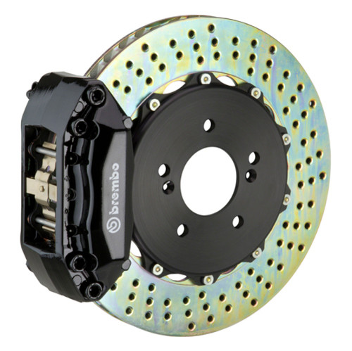 Brembo 99-05 Honda S2000 Front GT BBK 4 Piston Cast 2pc 328x28 2pc Rotor Cross-Drilled Black - 1A1.6016A1 User 1