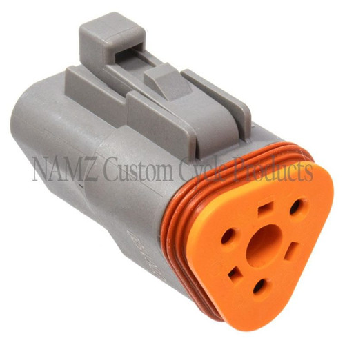 NAMZ Deutsch DT Series 3-Wire Plug & Wedgelock - Grey (HD 72133-94GY) - DP-3G Photo - Primary