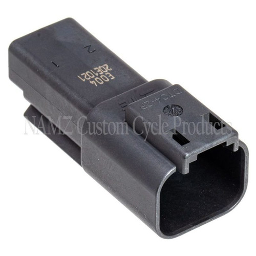 NAMZ Deutsch DT Series 2-Wire Receptacle & Wedgelock - Black (HD 72102-94BK) - DR-2B Photo - Primary