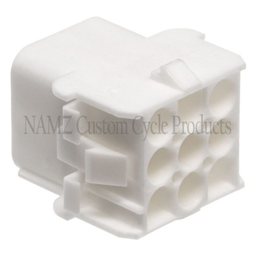 NAMZ AMP Mate-N-Lock 9-Position Male Wire Cap Connector w/Wire Seal - NA-350782-1 Photo - Primary