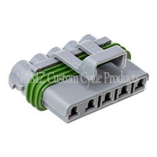 NAMZ Delphi-Packard Weatherpack 5-Position Female Wire Connector w/Seals - NDP-38069 Photo - Primary