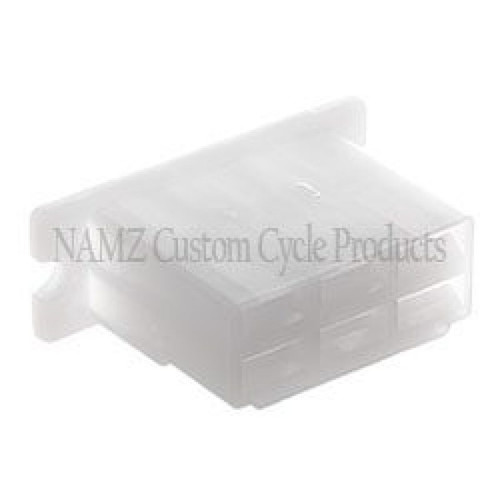 NAMZ 250 Series 6-Position Dual Row Female Connector w/Mount (5 Pack) - NH-RB-6BT Photo - Primary