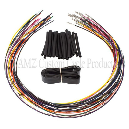 NAMZ 96-06 Baggers Handlebar Switch Wire Extensions 24in. (Cut & Solder / Fits Up to 20in. Apes) - NHCX-UDB Photo - Primary