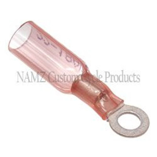 NAMZ Heat Sealable No.8 Ring Terminals 22-18g (25 Pack) - NIS-19164-0086 Photo - Primary