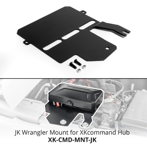 XK Glow XKcommand Hub Mounting Bracket for Wrangler JK - XK-CMD-MNT-JK User 1
