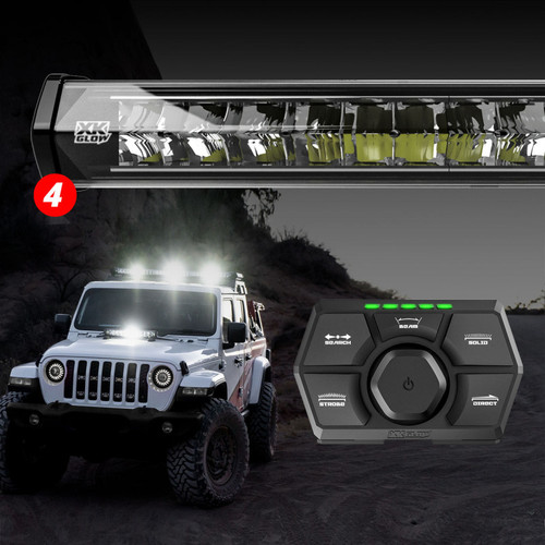 XK Glow SAR360 Light Bar Kit Emergency Search and Rescue Light System (2)52In (2)36In - XK-SAR360-3322 User 1