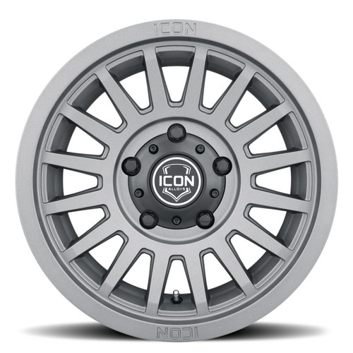 ICON Recon SLX 18x9 6x5.5 BP 25mm Offset 6in BS 95.1mm Hub Bore Charcoal Wheel - 3618909060CH Photo - Close Up