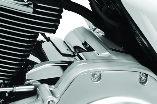 Kuryakyn Precision Transmission Top Cover 17-Up Touring Models Chrome - 6415 User 1