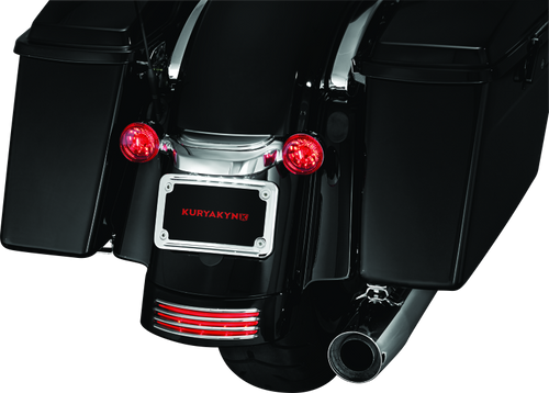 Kuryakyn Rear Fender Accents FLHX & FLTR Models Chrome - 7797 User 1