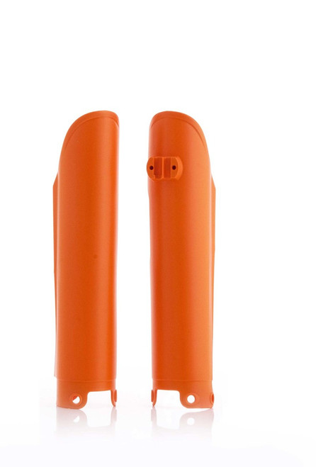 Acerbis 00-07 KTM SX/EXC/MXC Lower Fork Cover Set - KTM Orange - 2113740237 Photo - Primary