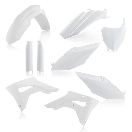 Acerbis 17-18 Honda CRF450RX (Does Not Include Airbox Cover) Full Plastic Kit - White - 2645470002 Photo - Primary