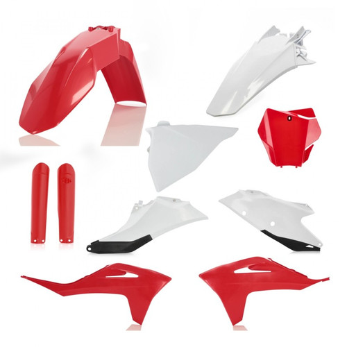 Acerbis 21-23 GasGas MC125/250F/450F/ EX300/250F/350F/450F Full Plastic Kit - Red/White - 2872791005 Photo - Primary