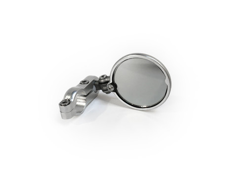 CRG Blindsight Folding 2 in. Round Bar-End Mirror - Silver - BSLS-201 User 1