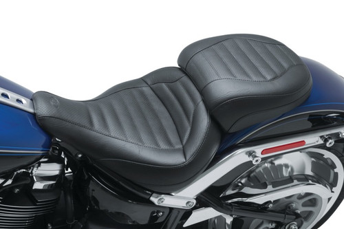 Mustang 18-23 Harley Fat Boy Standard Touring Pass Seat - Black - 75833 Photo - Primary