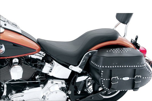 Mustang 00-15 Harley Softail Standard Rear Tire DayTripper 1PC Seat - Black - 76040 User 1
