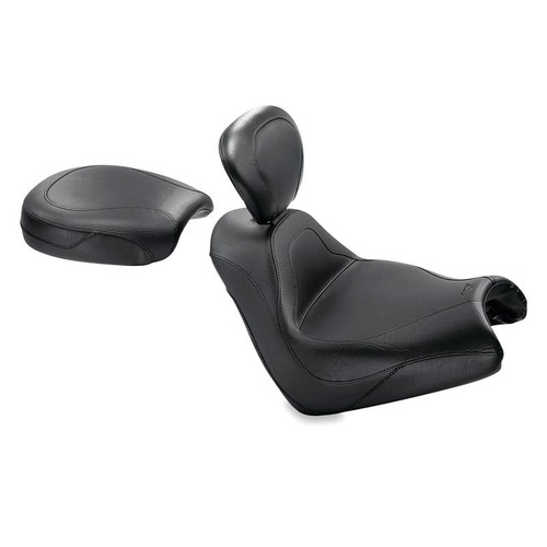 Mustang 05-08 Honda VTX1800F Sport Touring Pass Seat - Black - 76135 User 1