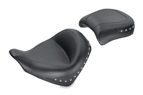 Mustang 10-21 Honda VT1300CX Fury Wide Touring Solo Seat w/Studs - Black - 76280 Photo - Primary