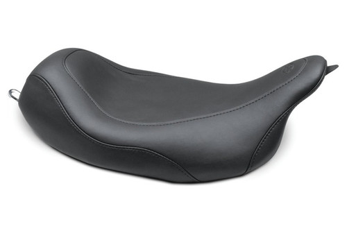 Mustang 08-21 Harley Electra Glide,Rd Glide,Rd King,Str Glide Wide Tripper Solo Seat - Black - 76692 User 1