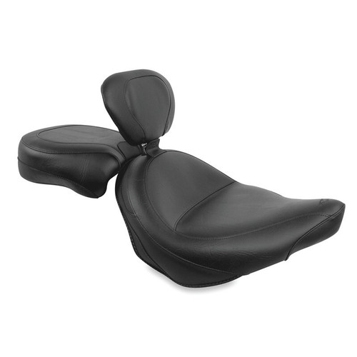 Mustang 03-17 Victory Vegas/ Kingpin, 05-07 8-Ball Touring 2PC Seat w/ Driver Backrest - Black - 79381 User 1