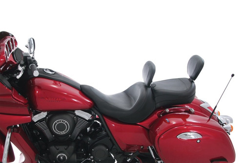 Mustang 11-19 Kawasaki Vulcan 1700, Vaquero Passenger Backrest - Black - 79690 Photo - Primary