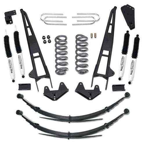 Tuff Country 81-96 Ford Bronco 4x4 4in Performance Lift Kit with Rear Leaf Springs (SX8000 Shocks) - 24815KN Photo - Primary