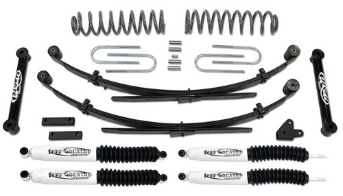 Tuff Country 87-01 Jeep Cherokee 4x4 3.5in Lift Kit with Rear Leaf Springs (SX8000 Shocks) - 43802KN Photo - Primary