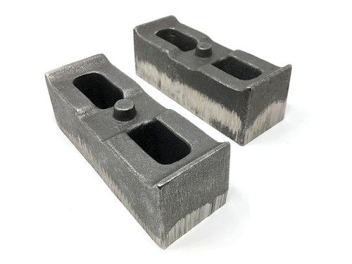 Tuff Country 01-10 Chevy Silverado 2500HD/3500 4wd 2in Cast Iron Lift Blocks Pair - 79062 Photo - Primary