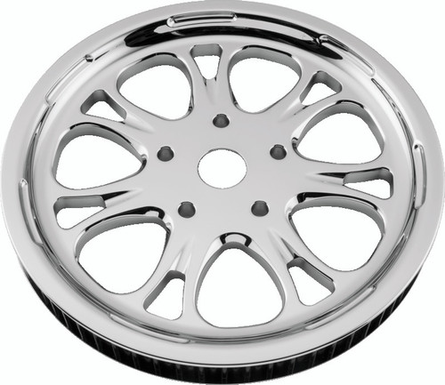 Performance Machine Belt Pulley 66T x 1in Paramount - Chrome - 0093-6266PARL-CH Photo - Primary