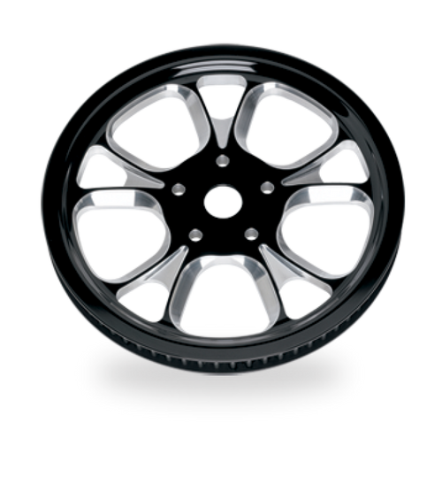 Performance Machine Belt Pulley 66T x 1in Galaxy - Contrast Cut Platinum - 0093-7666GALL-BMP User 1