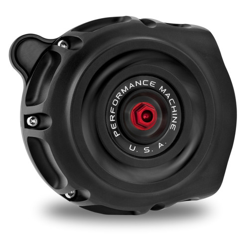 Performance Machine Vintage Air Cleaner - Black Ops - 0206-2132-SMB User 1