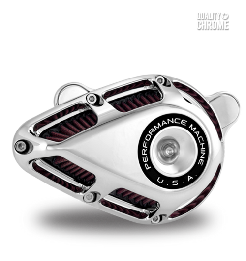 Performance Machine Jet Air Cleaner - Chrome - 0206-2140-CH Photo - Primary