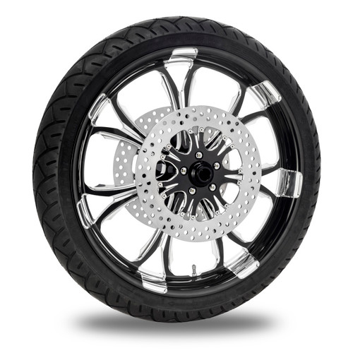 Performance Machine 21x3.5 Forged Paramount Wheel - Contrast Cut Platinum - 1202-7106R-PARAM-BMP Photo - Primary