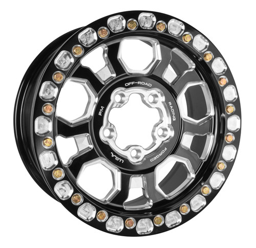 Performance Machine 15x7in Pro R UTV Race Pocket Beadlock Ring Wheel - 412B3-15070-15302-01 Photo - Primary