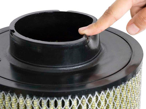 aFe Magnum FLOW Universal Air Filter w/ Pro Guard 7 Media 4in F x 8-1/2in B x 8-1/2in T x 11in H - 72-90097 Photo - Unmounted