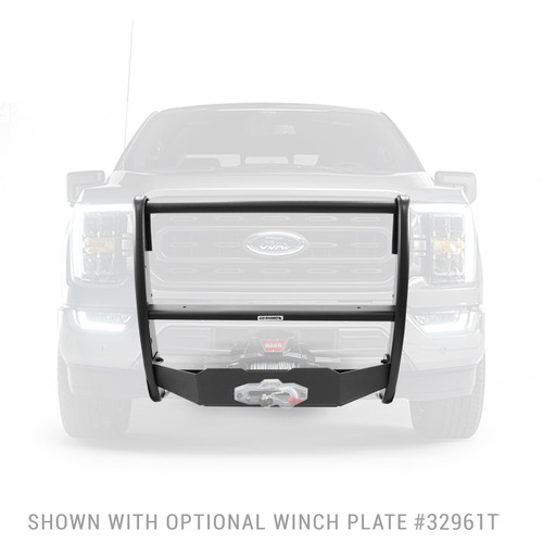 Go Rhino 18-20 Ford F-150 (Excl. APA/ACC Models) 3100 Series StepGuard Center Grille ONLY - Tex. Blk - 3296T Photo - Mounted
